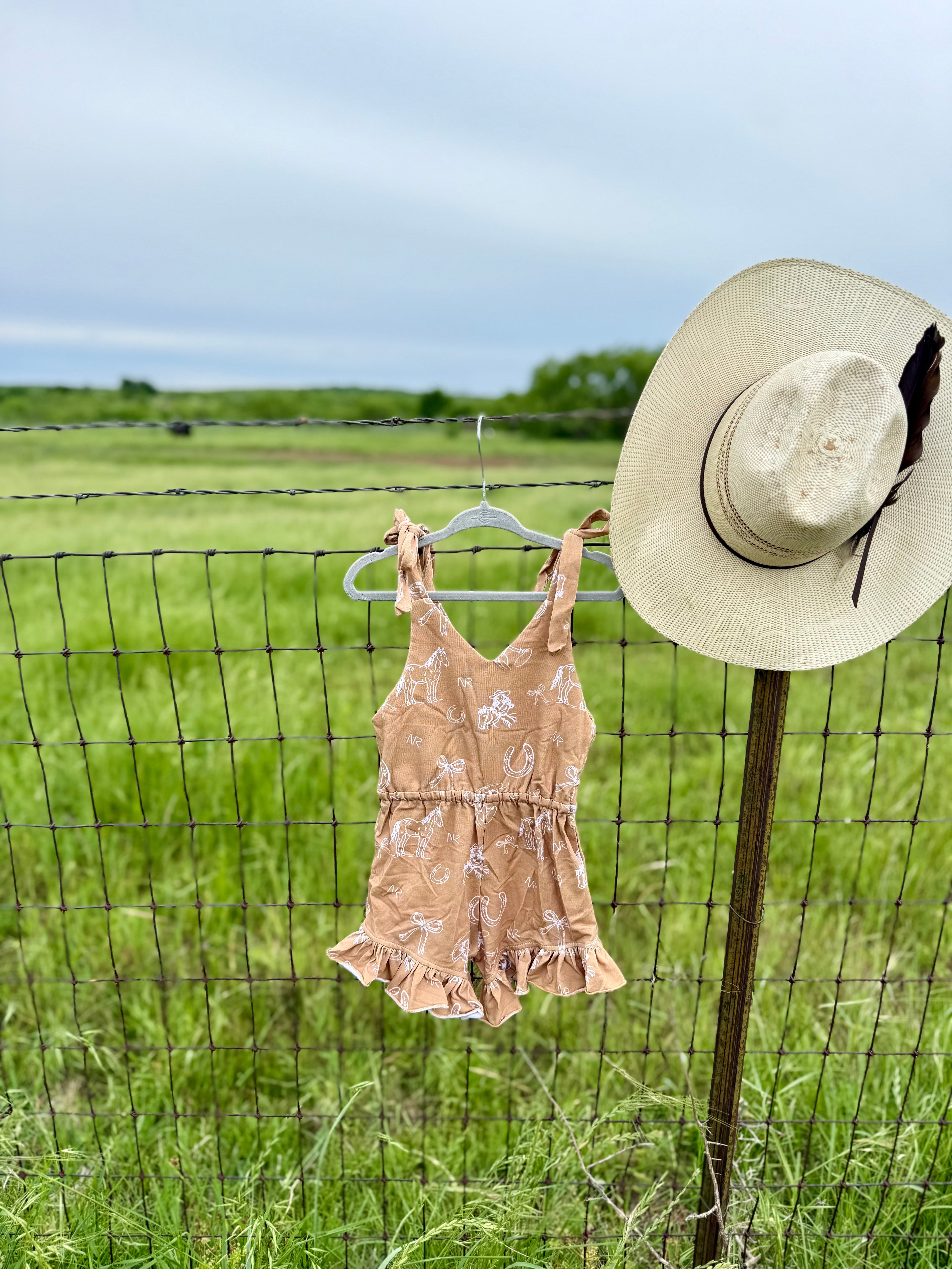Branded Cowgirl Romper