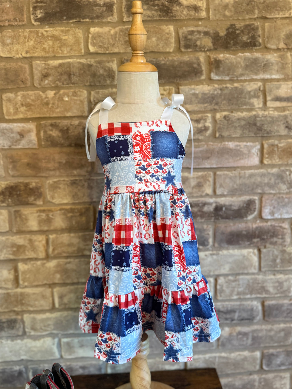 Patriotic Patchwork Dress