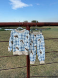 Gingham Pony Jogger Set