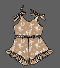 Neutral Cowgirl Romper