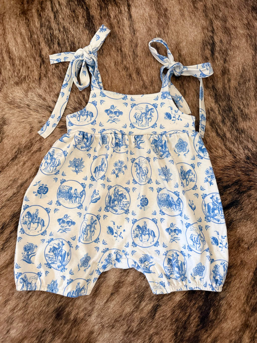 Trails & Toile Bubble Romper