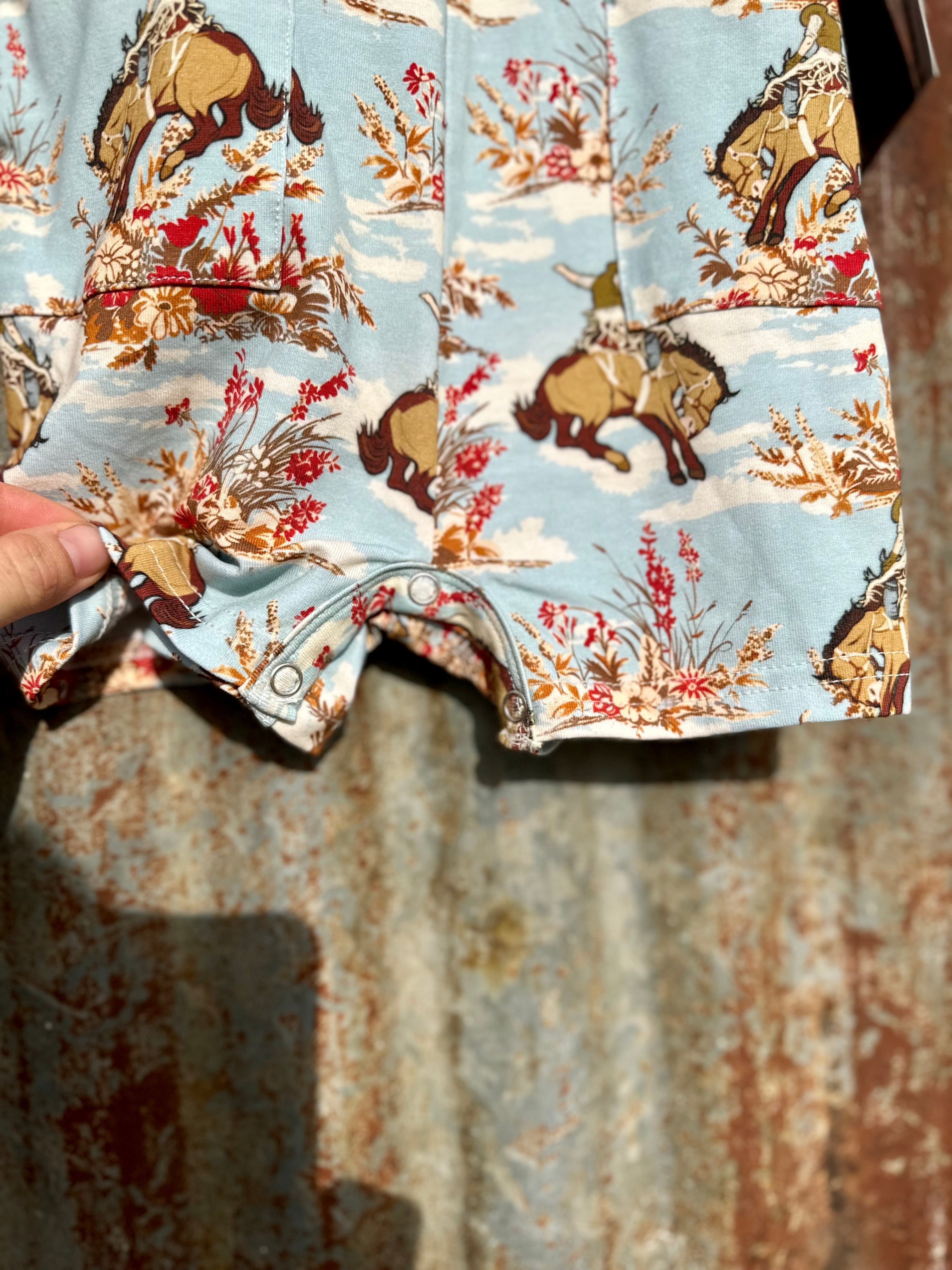 Broncy Skies Romper