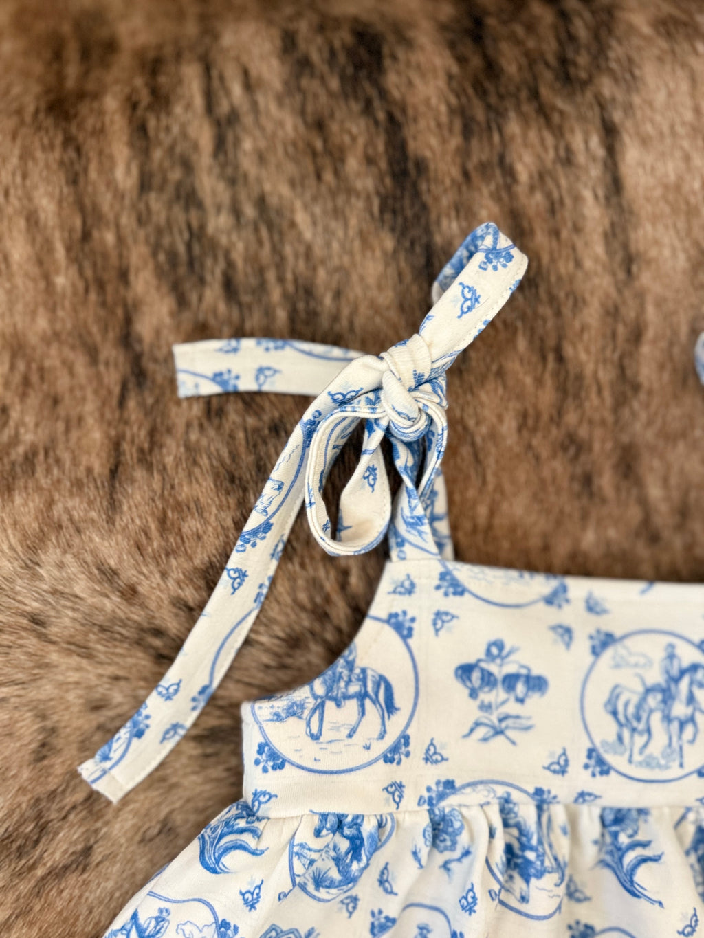 Trails & Toile Bubble Romper